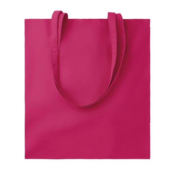 Sac shopping tote bag personnalisable coton Ibiza - Rose foncé