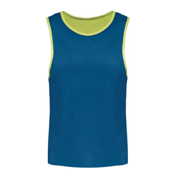 Chasuble réversible personnalisable multisport Unisexe - Fluo yellow/sporty Royal blue