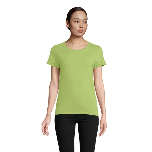 Tee-shirt personnalisable Pioneer jersey 175g col rond - Femme - Vert pomme