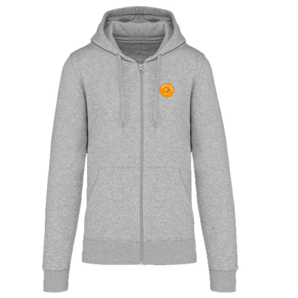 Veste zippée à capuche - Gris