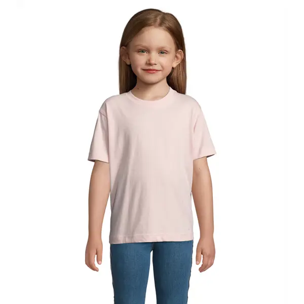 Tee-shirt personnalisable Imperial coton 190g - Enfant - Rose Moyen