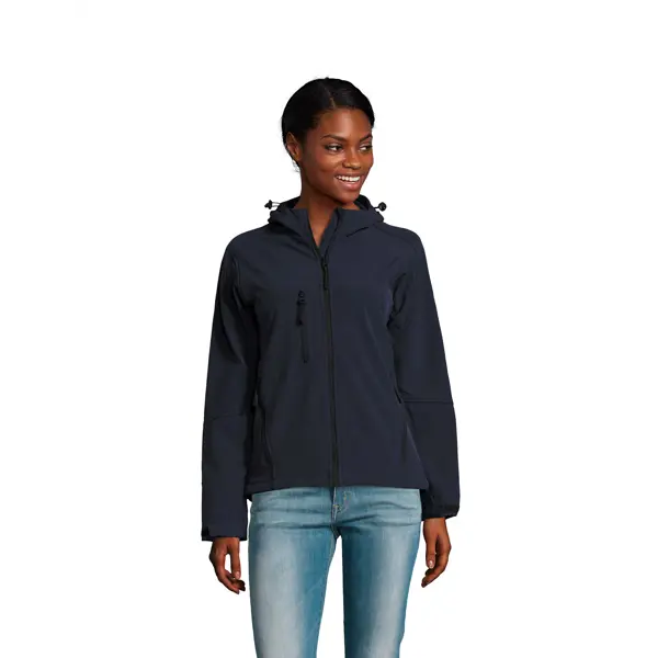 Veste softshell personnalisable à capuche Replay - Femme - French Marine