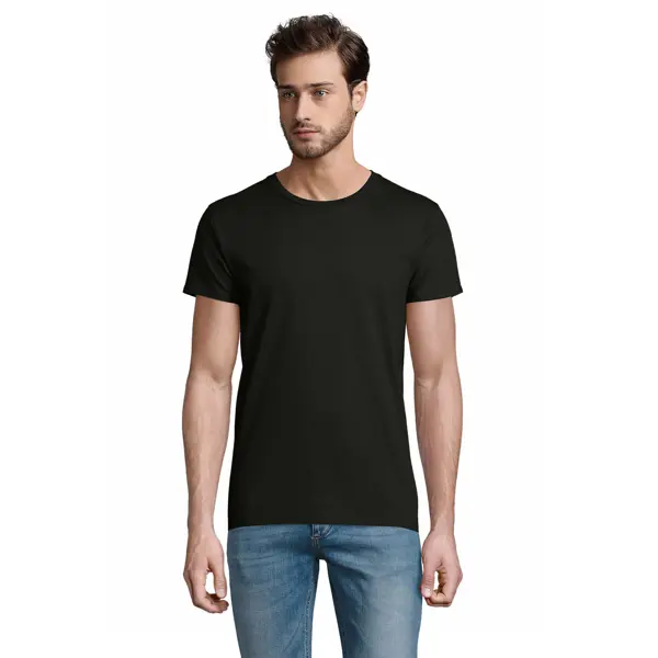 Tee-shirt personnalisable Pioneer col rond coton 175g - Homme coupe ajustée - Taille L Noir