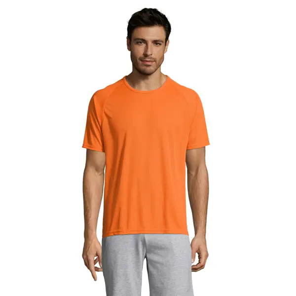 Tee-shirt personnalisable Sporty Mesh polyester - Homme - Orange