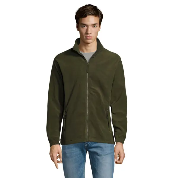 Veste micropolaire zippée personnalisable Homme North - Army