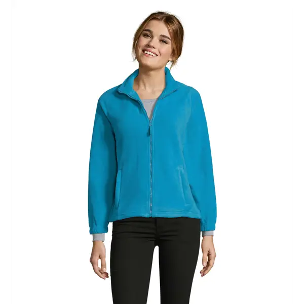 Veste micropolaire zippée personnalisable Femme North Women - Aqua