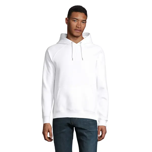 Sweat à capuche personnalisable Mixte Stellar - Blanc Taille XL