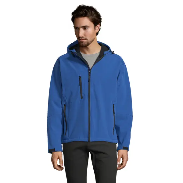 Veste softshell personnalisable à capuche Replay - Homme - Royal