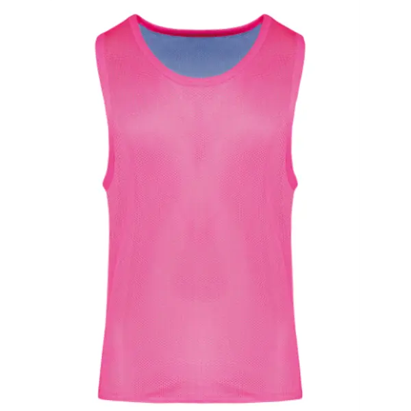 Chasuble réversible personnalisable multisport Unisexe - Fluorescent pink/sporty Sky blue