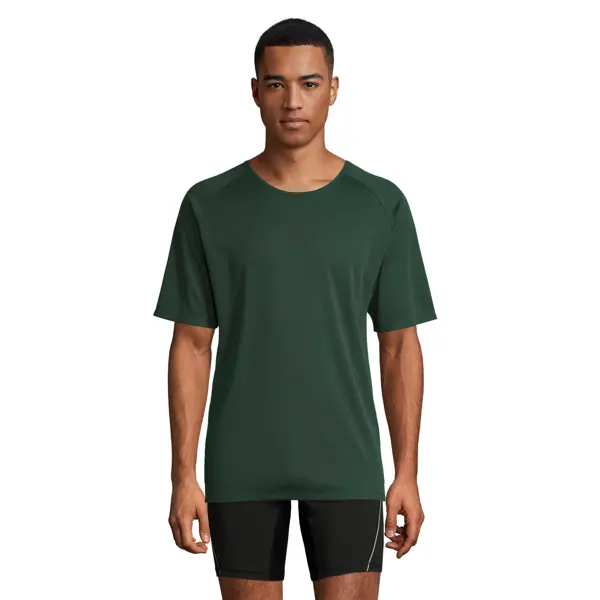 Tee-shirt personnalisable Sporty Mesh polyester - Homme - Vert forêt