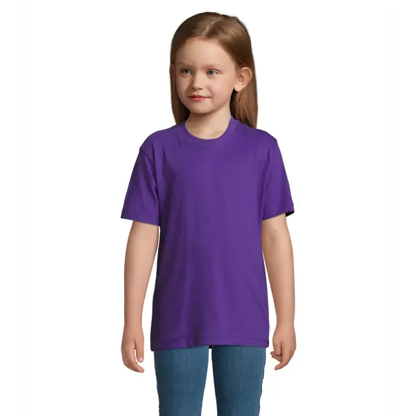Tee-shirt personnalisable Imperial coton 190g - Enfant - Violet foncé
