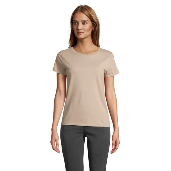 Tee-shirt personnalisable Pioneer jersey 175g col rond - Femme - Corde