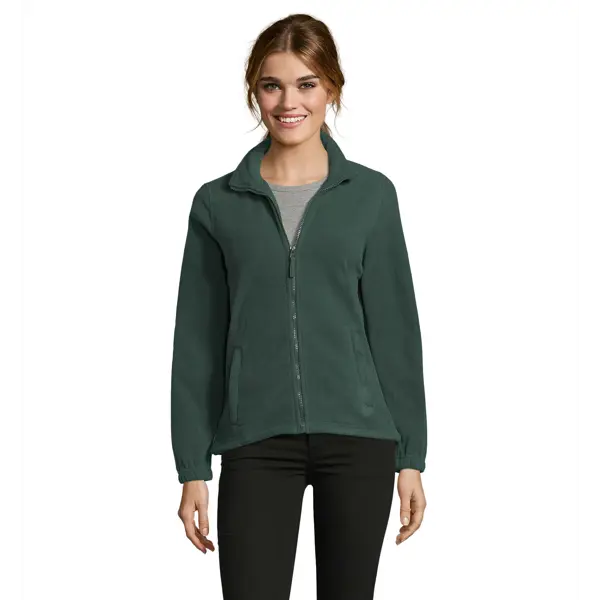 Veste micropolaire zippée personnalisable Femme North Women - Vert Sapin
