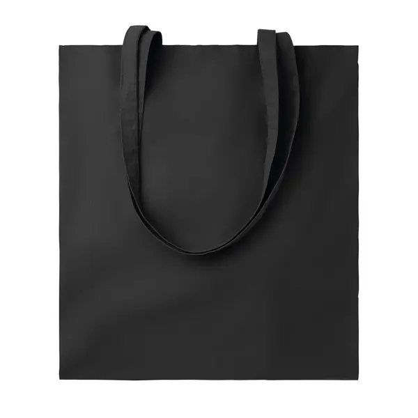 Sac shopping tote bag personnalisable coton Ibiza - Noir