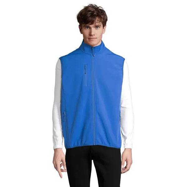 Veste softshell sans manches personnalisable Falcon - Homme - Royal