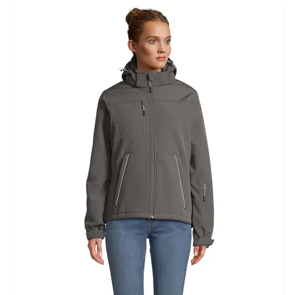 Parka softshell personnalisable Rock - Femme - Anthracite