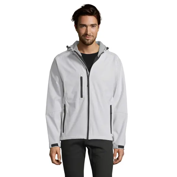 Veste softshell personnalisable à capuche Replay - Homme - Blanc