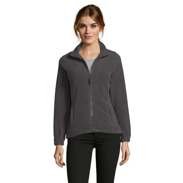 Veste micropolaire zippée personnalisable Femme North Women - Anthracite