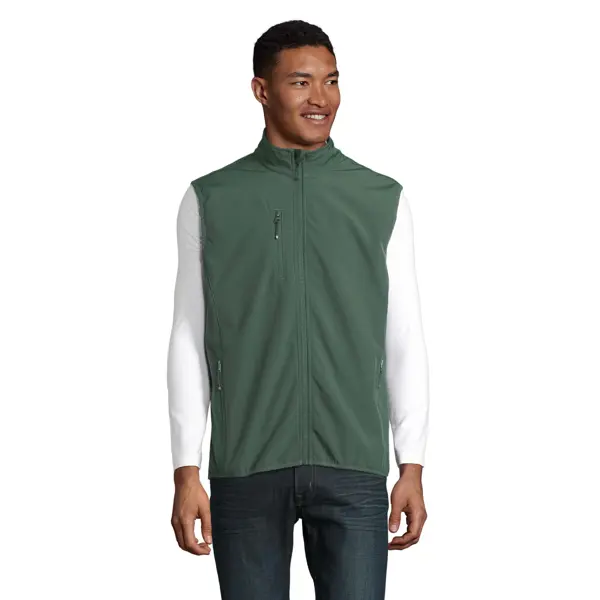 Veste softshell sans manches personnalisable Falcon - Homme - Vert Forêt