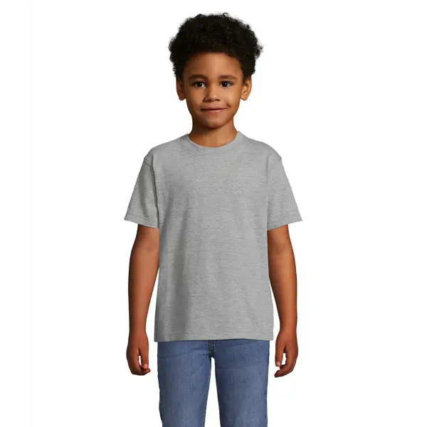 Tee-shirt personnalisable Imperial coton 190g - Enfant - Gris chiné
