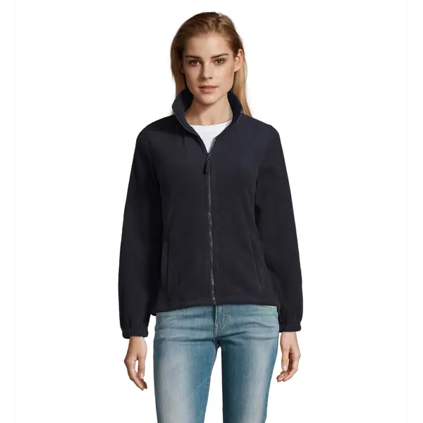 Veste micropolaire zippée personnalisable Femme North Women - Marine