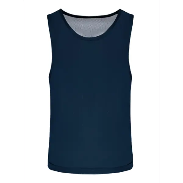 Chasuble réversible personnalisable multisport Enfant - Sporty Navy / White