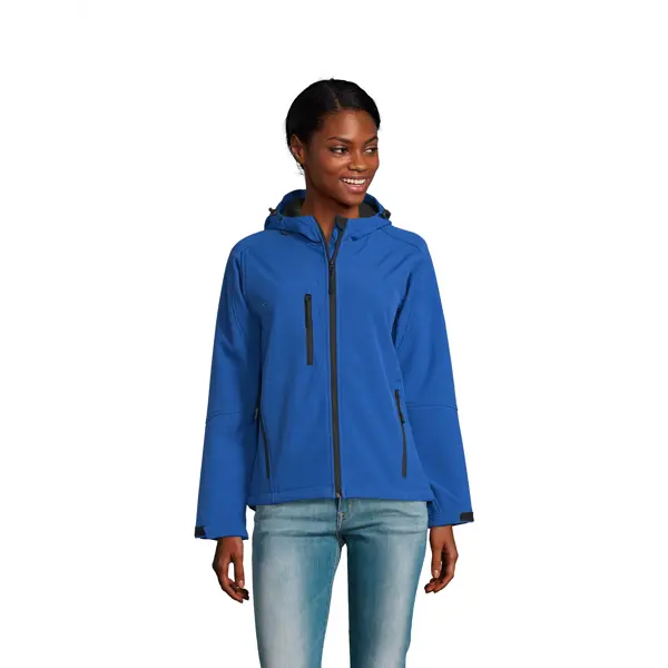 Veste softshell personnalisable à capuche Replay - Femme - Royal