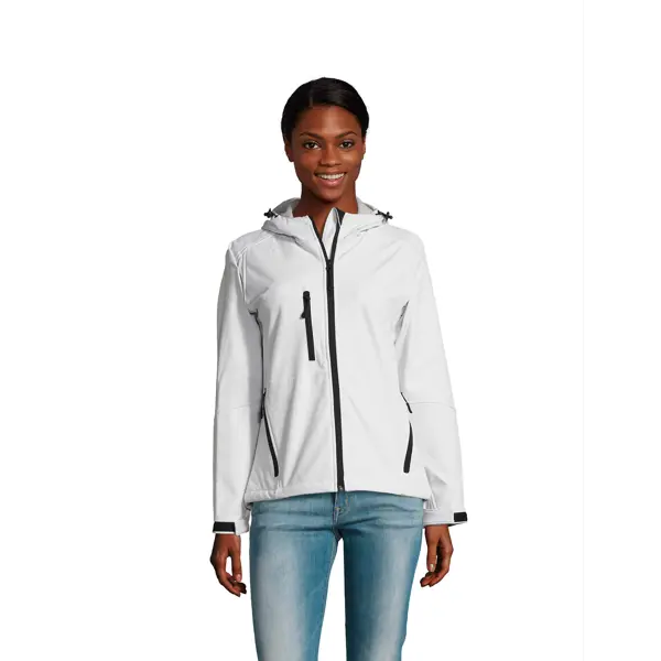 Veste softshell personnalisable à capuche Replay - Femme - Blanc