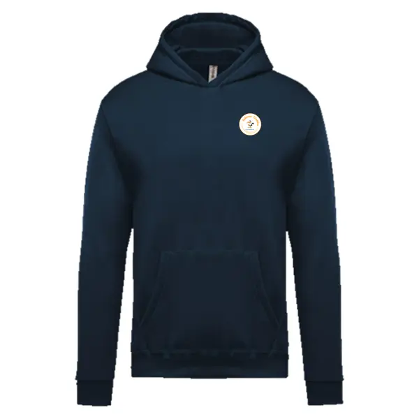 Sweat capuche bleu femme