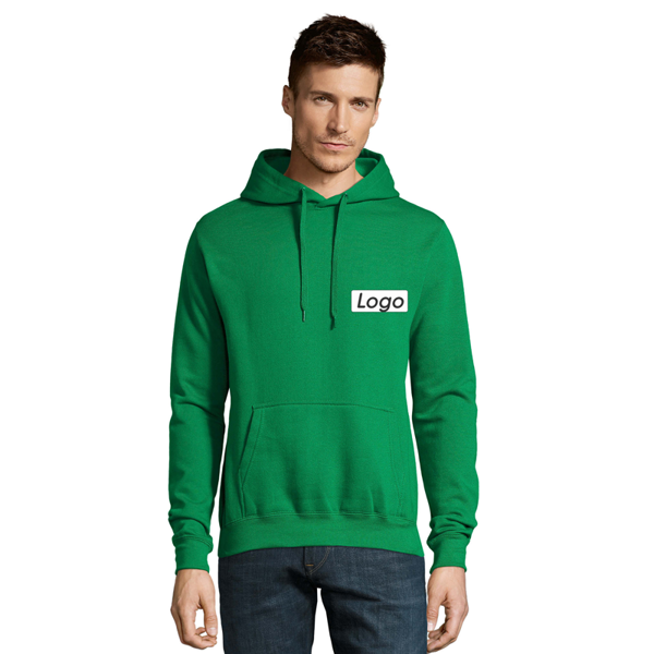 Sweat à capuche Unisexe Slam personnalisable molleton gratté 320g - Vert Prairie