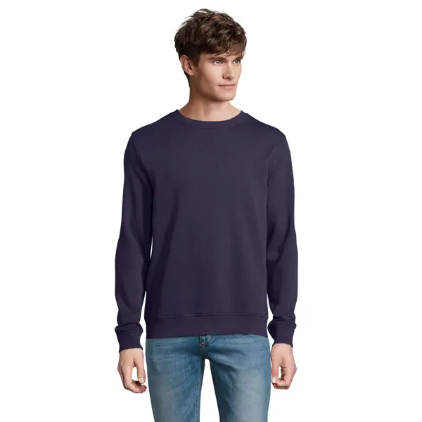 Sweat shirt personnalisable mixte Comet bio et recyclé - French marine
