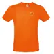 Tee shirt 100% coton couleur orange
