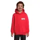 Sweat à capuche Enfant personnalisable molleton gratté 280g Condor - Rouge Vif