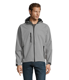 Veste softshell personnalisable à capuche Replay - Homme - Gris Chiné