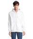 Veste zippée à capuche personnalisable Mixte Calipso - Blanc