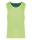 Chasuble réversible personnalisable multisport Enfant - Fluo yellow/ Sporty royal blue