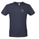 Tee shirt 100% coton couleur bleu marine
