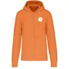 Veste zippée à capuche - Orange Taille S