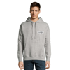 Sweat à capuche Unisexe Slam personnalisable molleton gratté 320g - Gris Chiné Taille XS