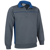 Sweat personnalisable Thunder avec col - unisexe - Gris/Bleu